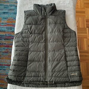 Army green puffer vest
